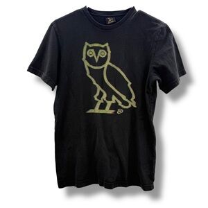 OVO October’s Very‎ Own Owl Logo T-Shirt Men’s Size XS Black Graphic
